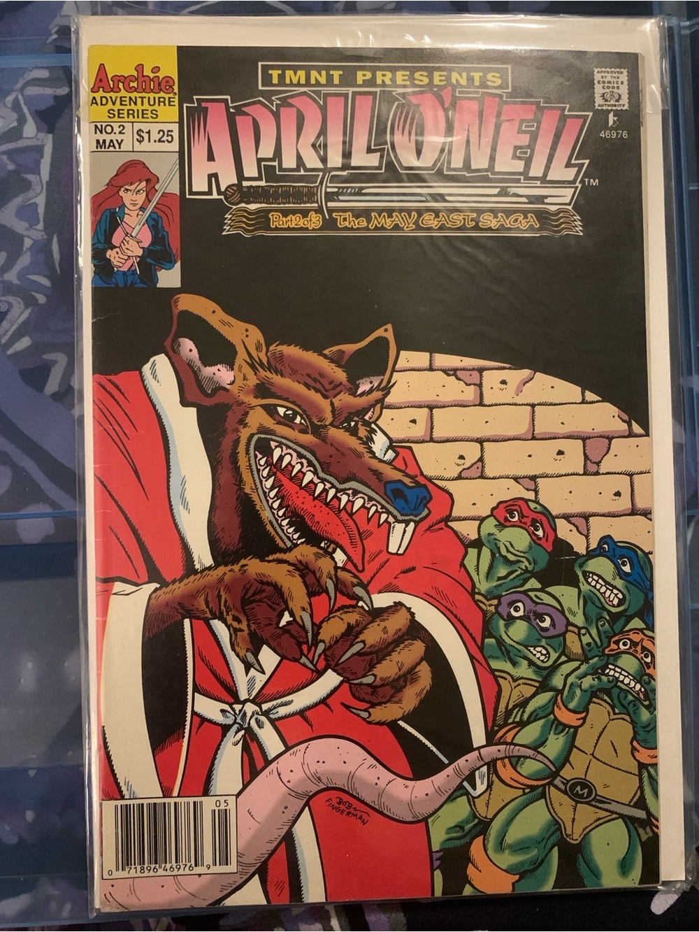 TMNT Presents April O'Neil Comic Book - Colorful Retro Cover